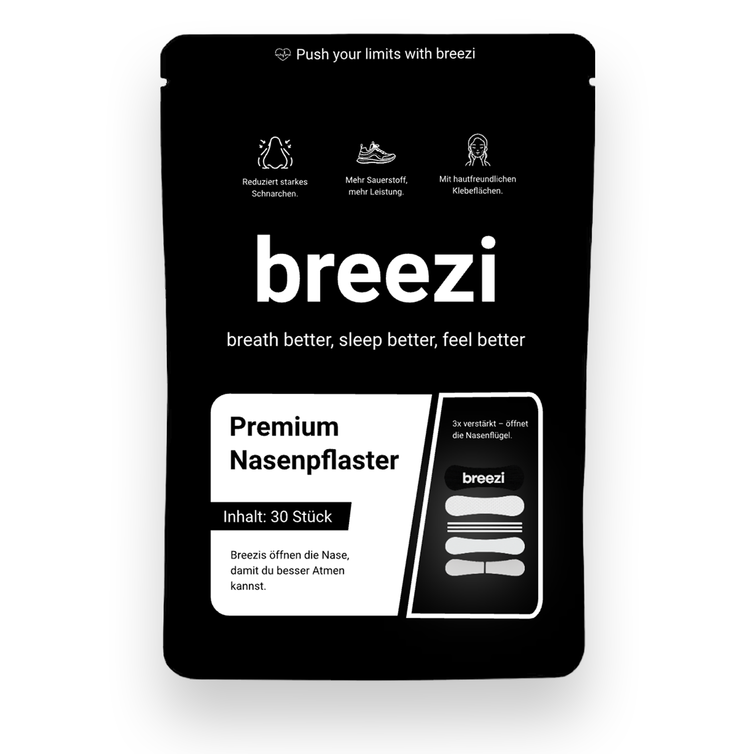 Breezi Nasenpflaster - Premium Qualität