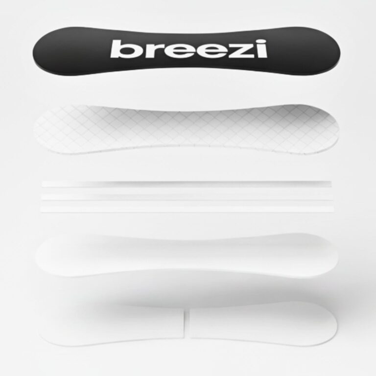 Aufbau eines breezi Nasenpflaster